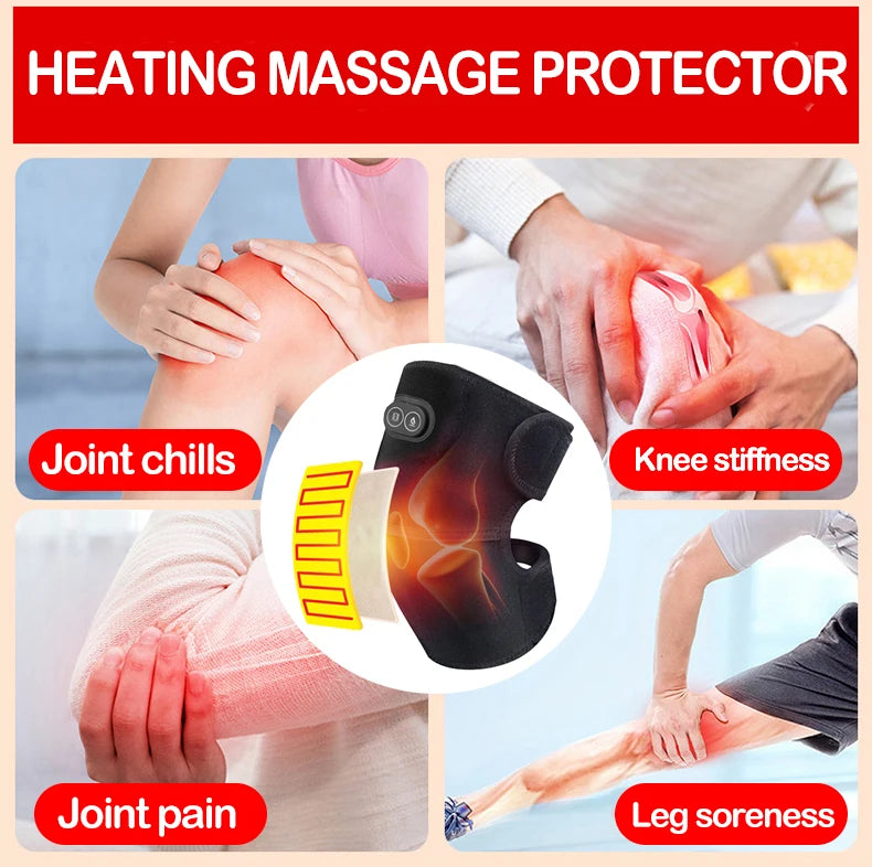 Heated knee & shoulder massager