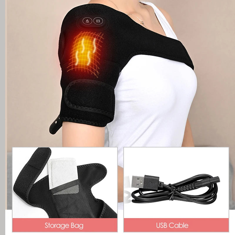 Heated knee & shoulder massager